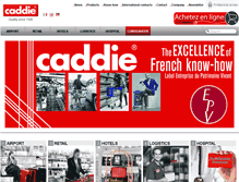 Tablet Screenshot of caddie.com